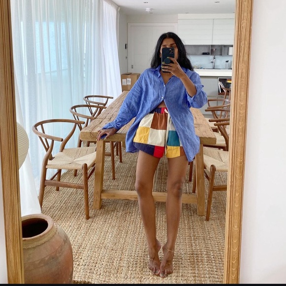 ***SOLD***The Great patchwork shorts size M - Picture 2 of 5